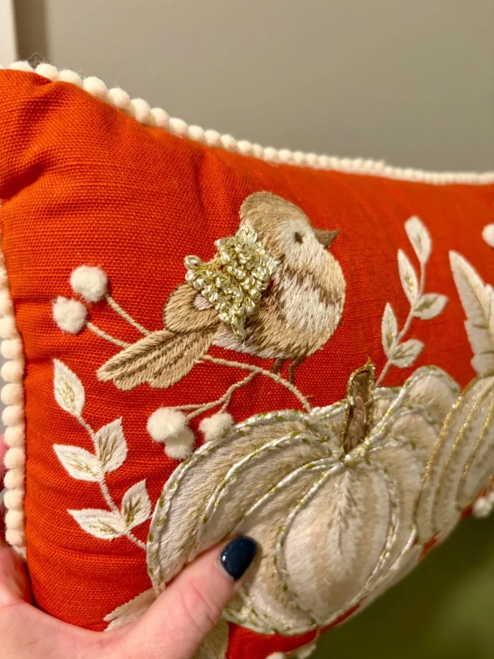 Gifts of Harvest this embroidered